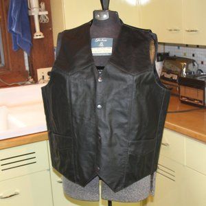 Rocky Mountain Leather Biker Vest Motorcycle Ridi… - image 1